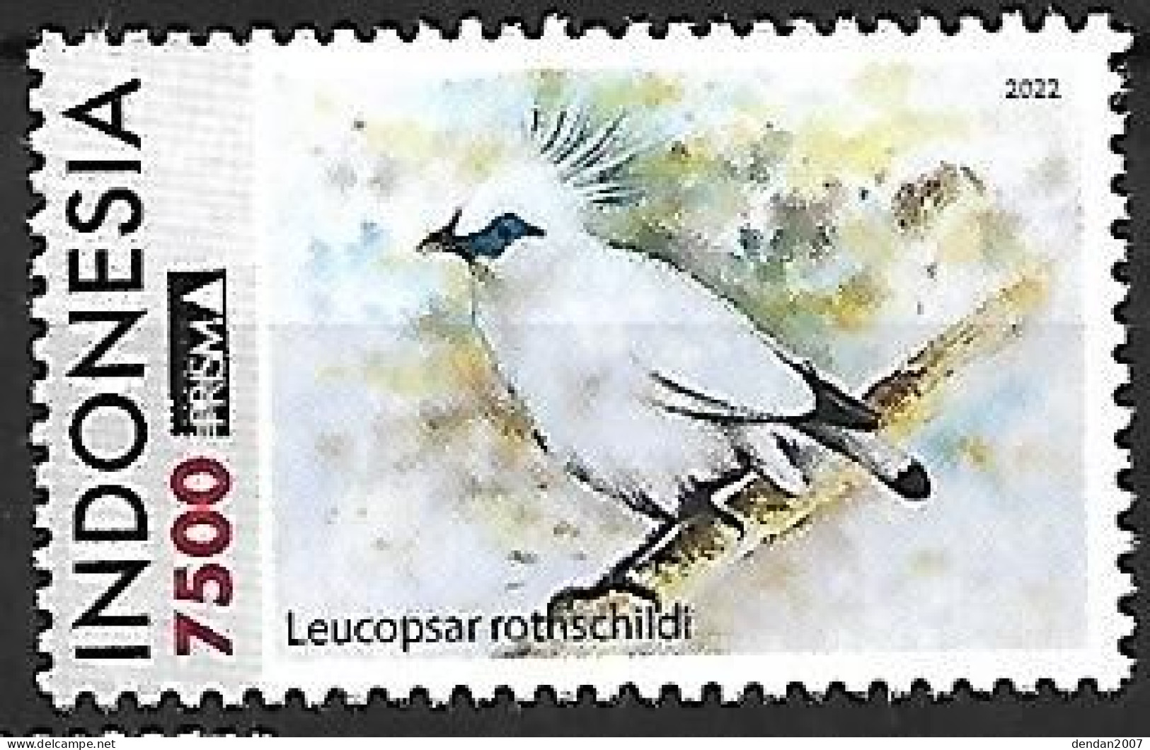 Indonesia - MNH ** 2020 : Bali Myna - Leucopsar Rotschildi (private Post PRISMA) - Pájaros Cantores (Passeri)