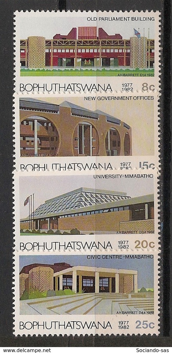 BOPHUTHATSWANA - 1982 - N°YT. 96 à 99 - Architecture - Neuf Luxe ** / MNH / Postfrisch - Bophuthatswana