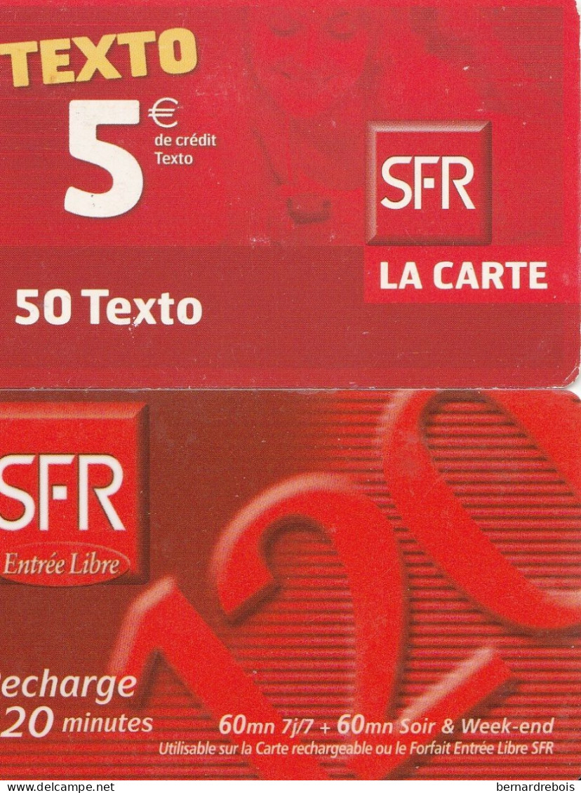 A25 - 2 TC SFR Pour 1 € - Zonder Classificatie