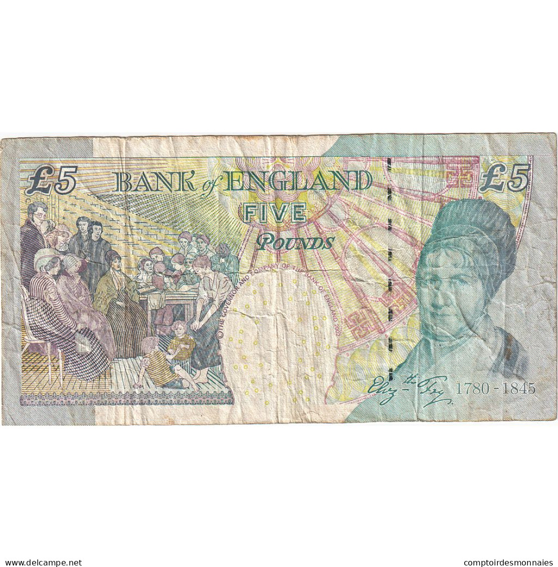 Billet, Grande-Bretagne, 5 Pounds, Undated (2004), KM:391c, TB - 5 Pounds