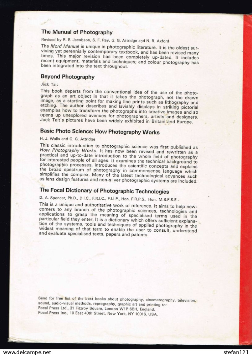 Professional Photography - M.J.Langford - 1979 - 312 Pages 25 X 18,2 Cm - Photography