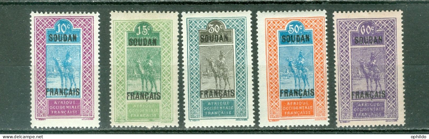 Soudan  37/41  *  TB   - Unused Stamps