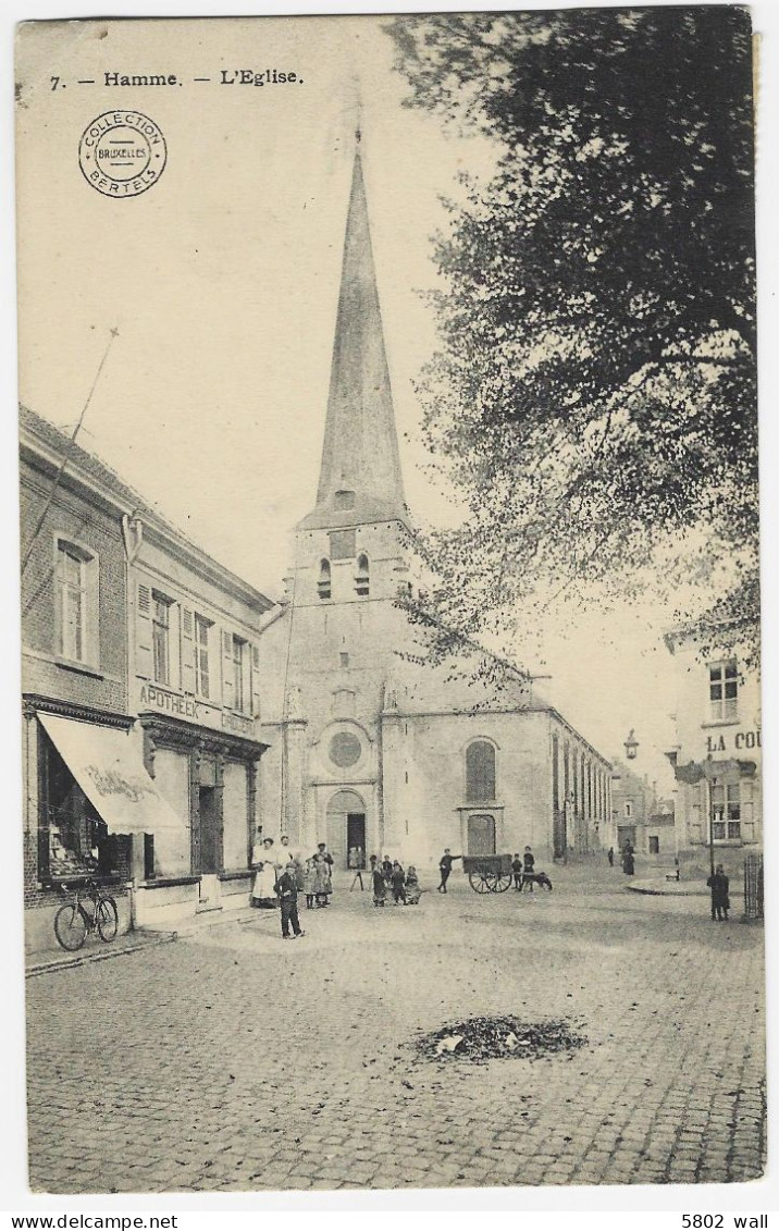 HAMME : L'église - Hamme