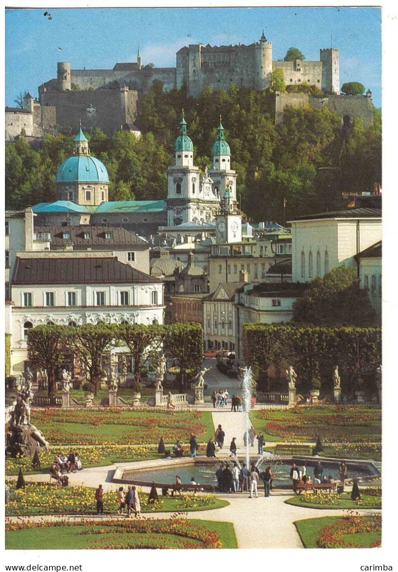 CARTOLINA SALZBURG PER ITALIA CON ANNULLO TARGHETTA - Covers & Documents