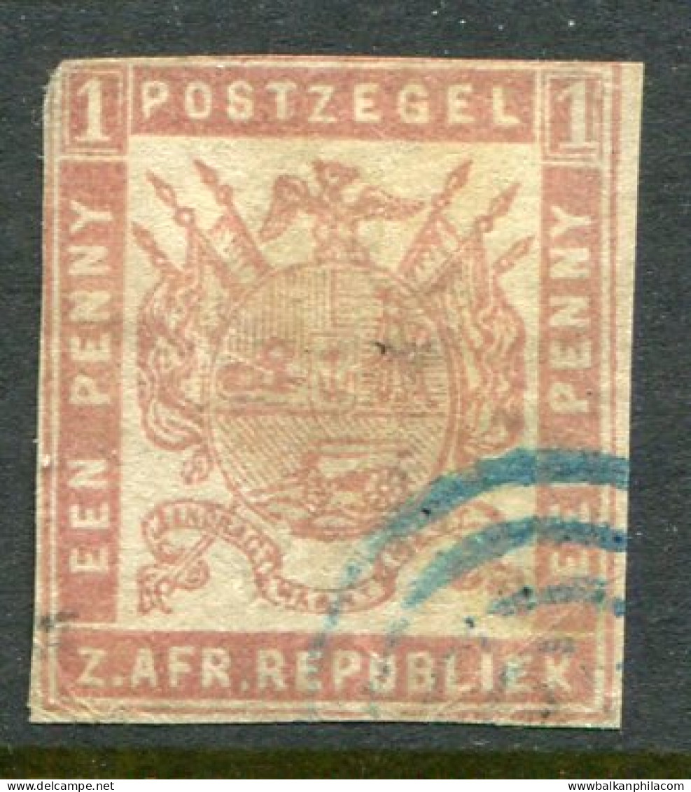 1870 Transvaal 1d Imperf Reprint Used - Unclassified