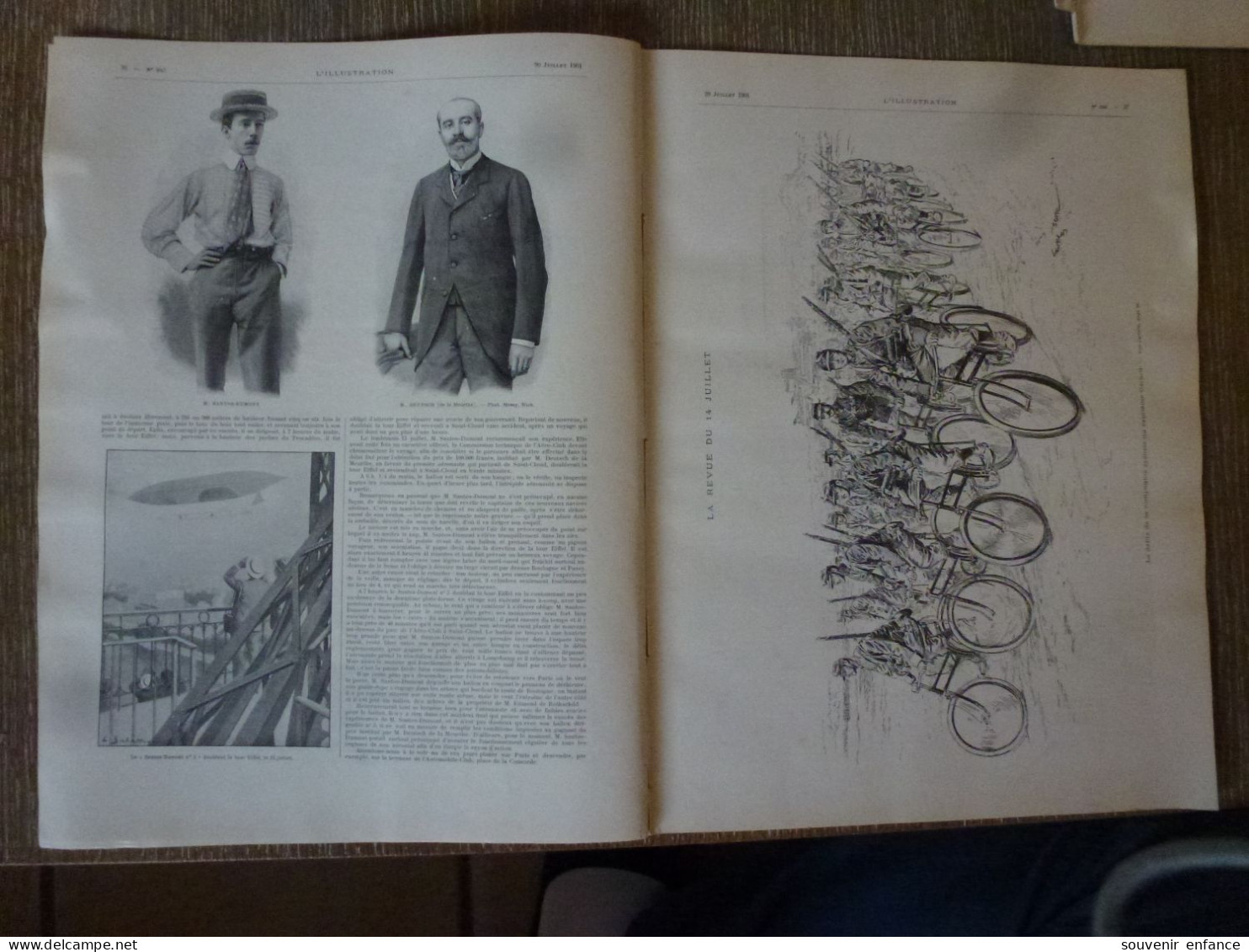 L'Illustration Juillet 1901 Chine  Pont De Lofa Péking Pékin Jean Serpent Clermont Ferrand Santos Dumont Psyché - L'Illustration