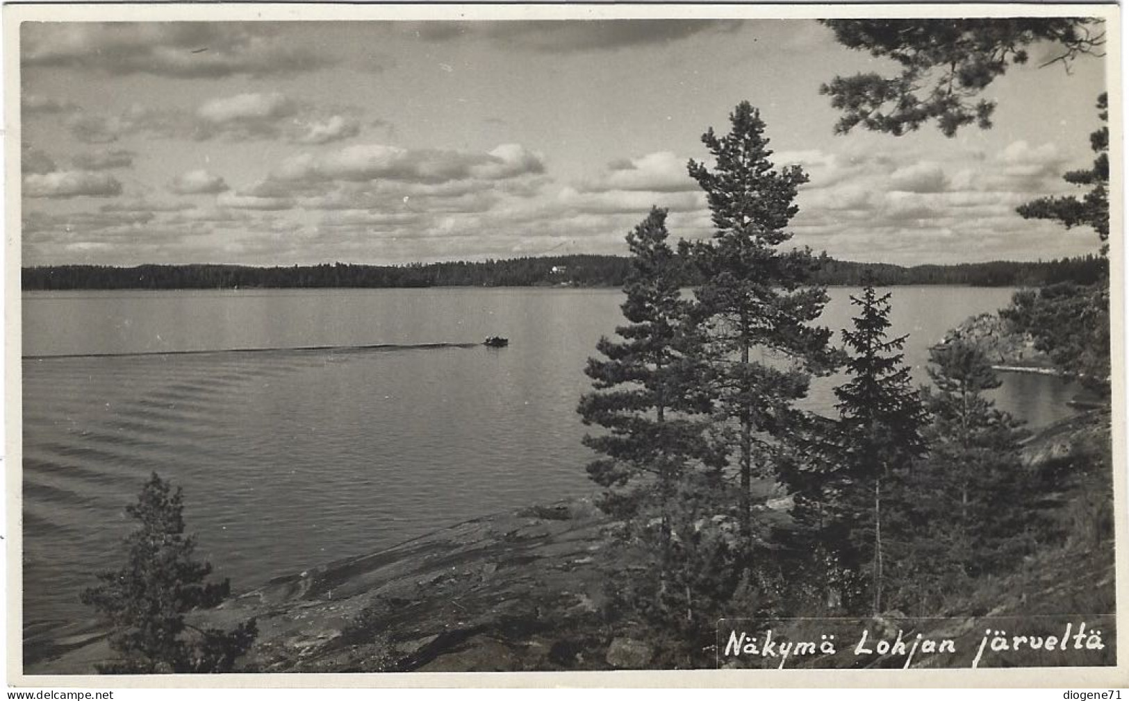 Näkymä Lohjan Järveltä Finland Rare Boat - Finnland