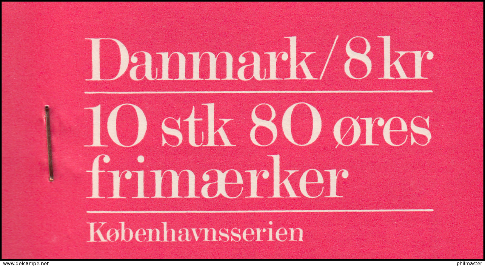 Dänemark Markenheftchen 618 Kopenhagen - Blick Auf Die Kathedrale 1976, ** - Carnets