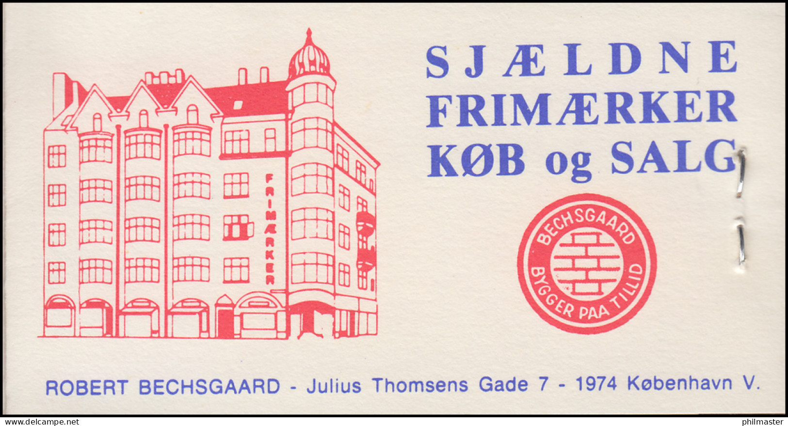 Dänemark Markenheftchen 10 Kr Freimarken 1977 No. 4 Wind Und Briefmarken, ** - Booklets