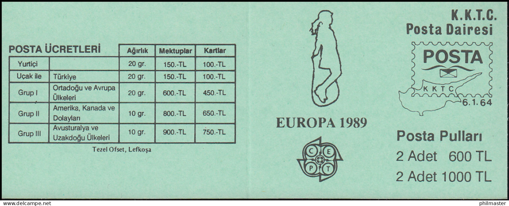 Türkisch-Zypern Markenheftchen 2 Europa / Cept Kinderspiele, ** - Altri & Non Classificati