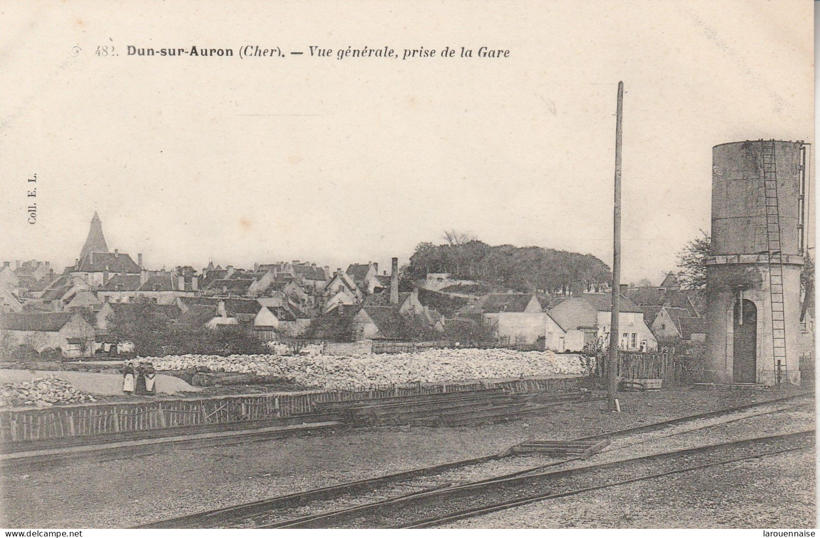 18 - DUN SUR AURON - Vue Générale, Prise De La Gare - Dun-sur-Auron