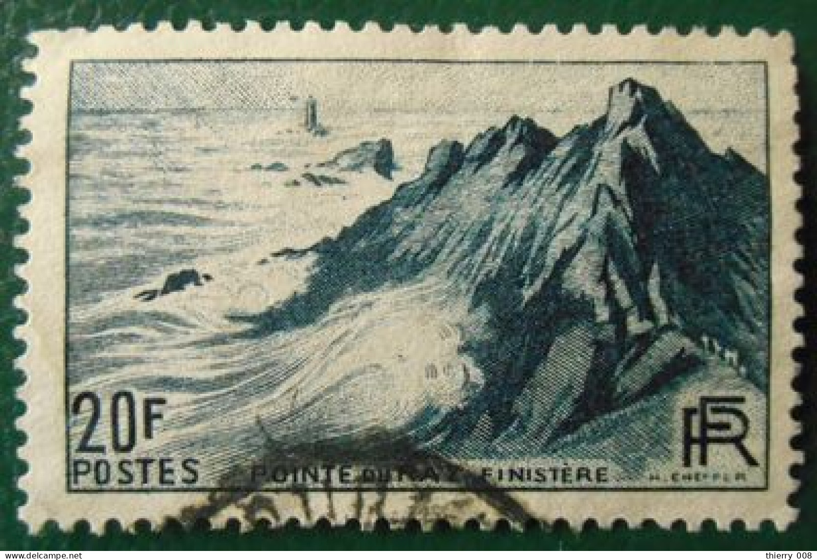 764 France 1946 Oblitéré Pointe Du Raz 29 Finistère Bretagne - Used Stamps