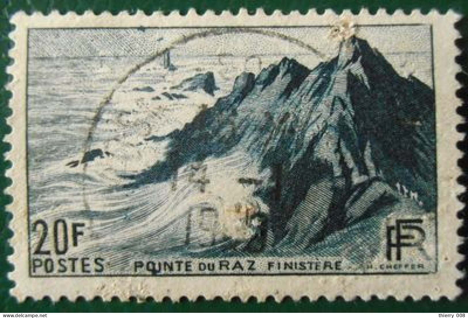 764 France 1946 Oblitéré Pointe Du Raz 29 Finistère Bretagne - Used Stamps