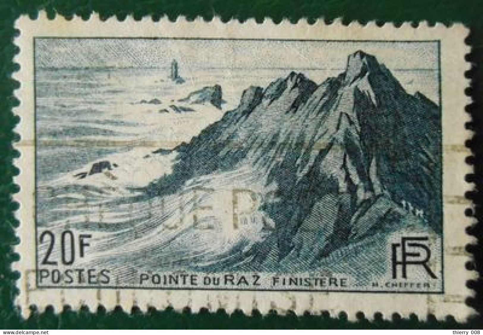 764 France 1946 Oblitéré Pointe Du Raz 29 Finistère Bretagne - Used Stamps