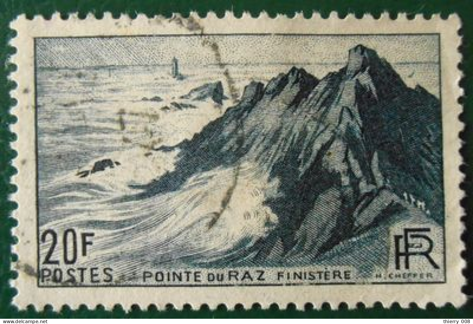 764 France 1946 Oblitéré Pointe Du Raz 29 Finistère Bretagne - Used Stamps