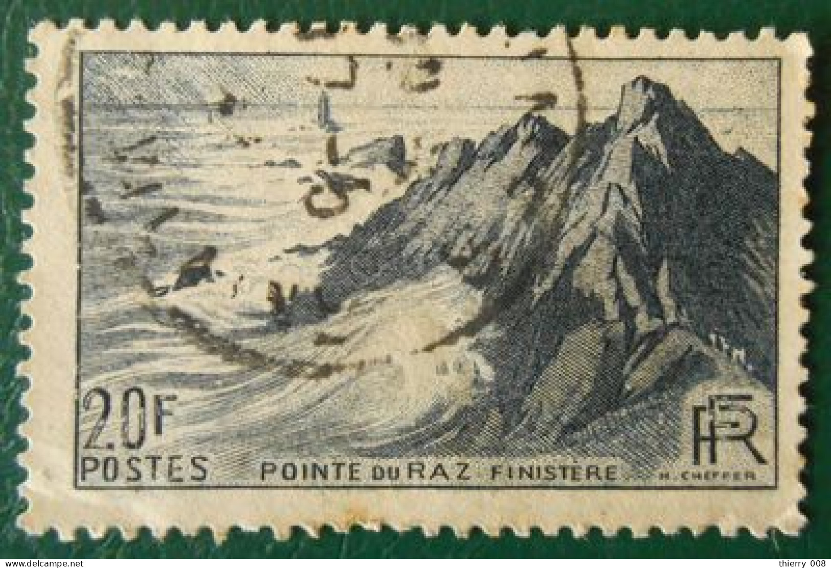 764 France 1946 Oblitéré Pointe Du Raz 29 Finistère Bretagne - Oblitérés