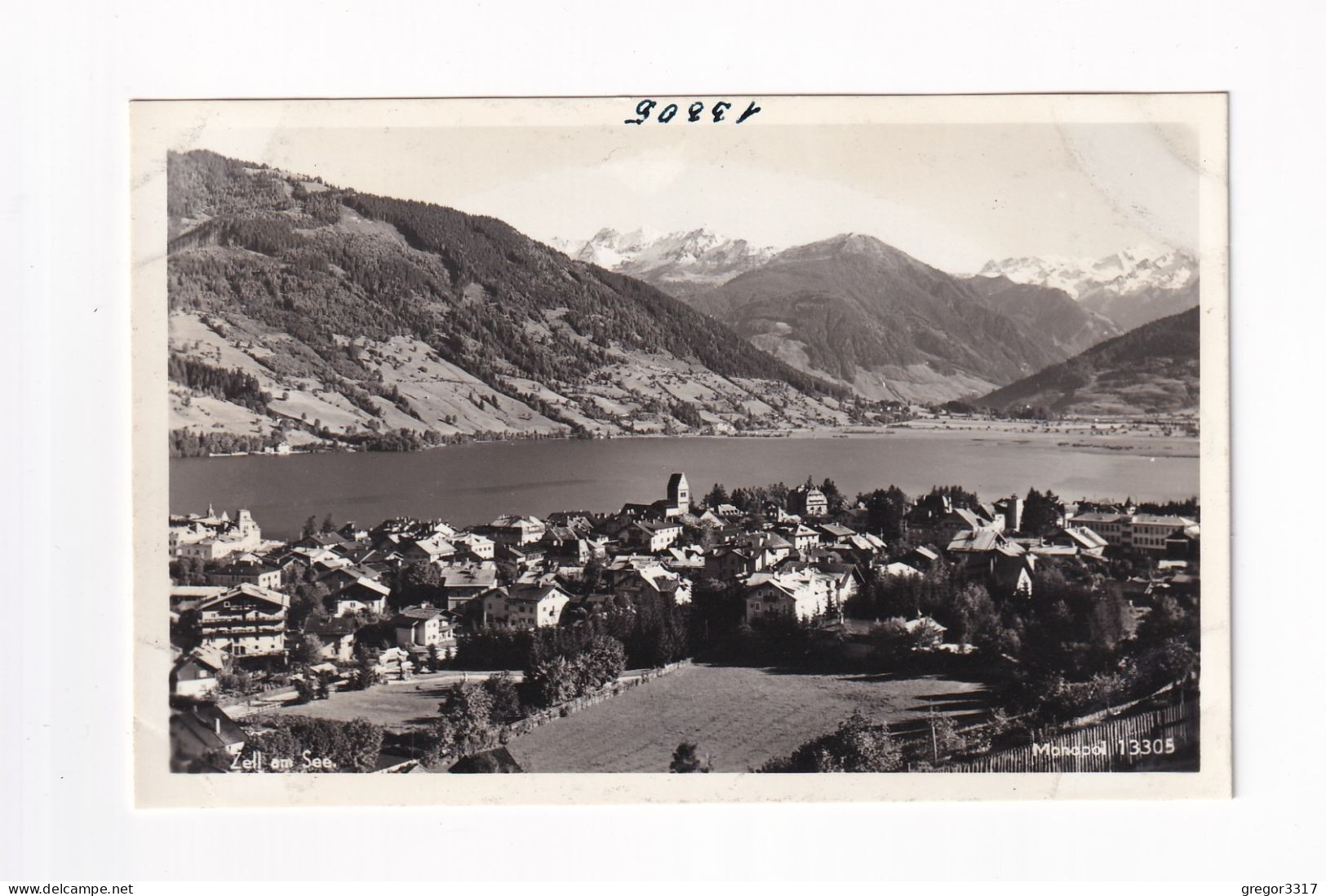 E5689) ZELL Am SEE - S/W FOTO AK - Monopol 13805 - Zell Am See