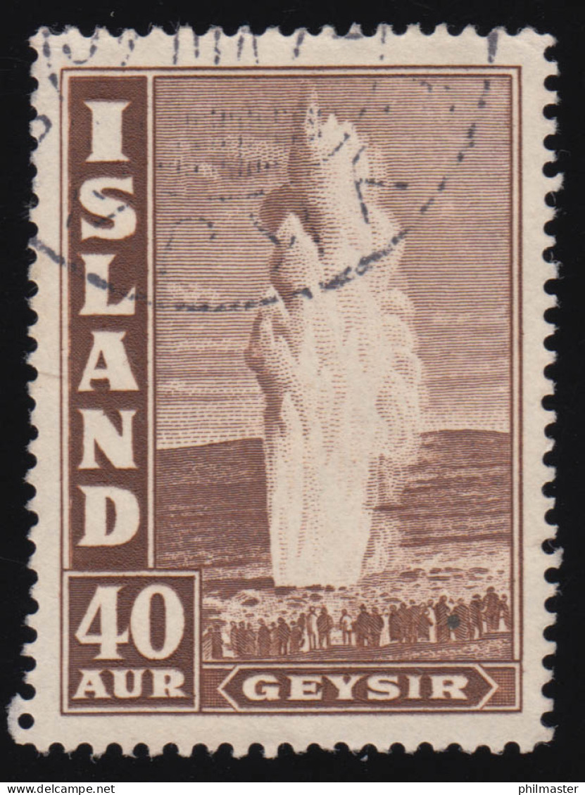 Island 213 Großer Geysir, Sauber Zeitgerecht Gestempelt O - Sonstige & Ohne Zuordnung
