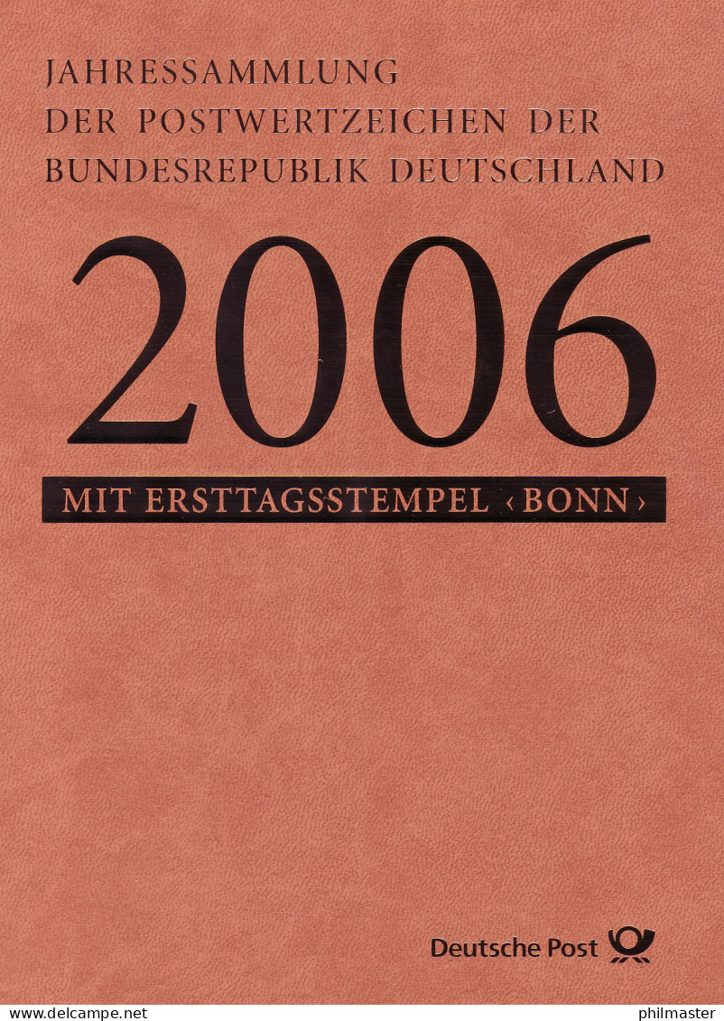 Jahressammlung Bund 2006 Mit Ersttagssonderstempel - Annual Collections