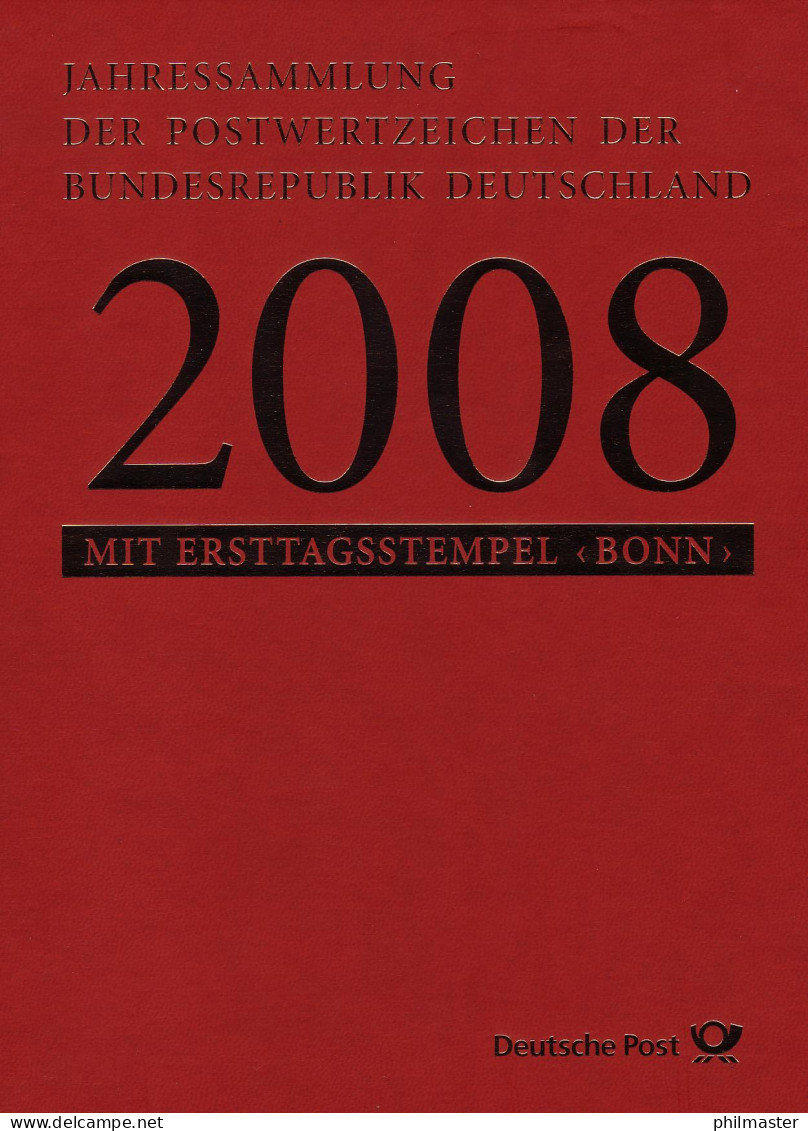 Jahressammlung Bund 2008 Mit Ersttagssonderstempel - Jahressammlungen