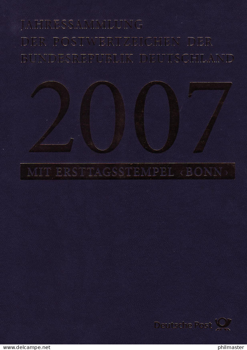 Jahressammlung Bund 2007 Mit Ersttagssonderstempel - Jahressammlungen