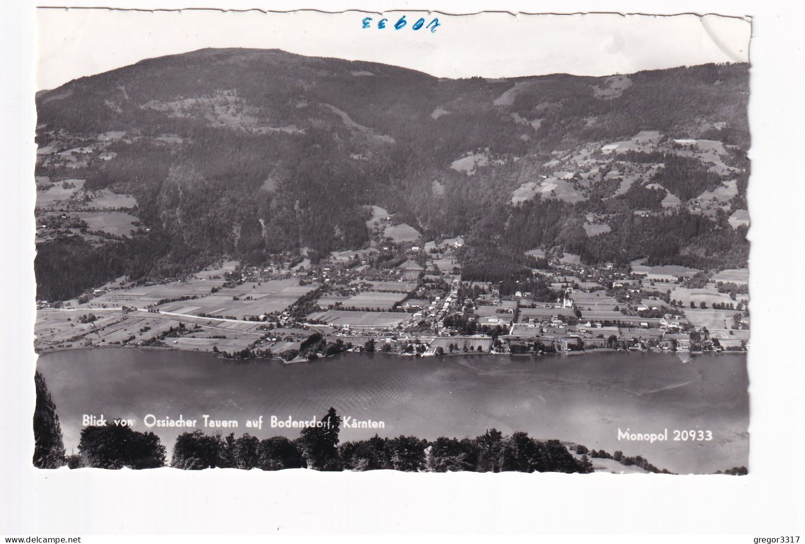 E5695) Blick Von OSSIACHER TAUERN Auf BODENSDORF /  OSSIACHERSEE - Kärnten - Alte FOTO AK - Ossiachersee-Orte