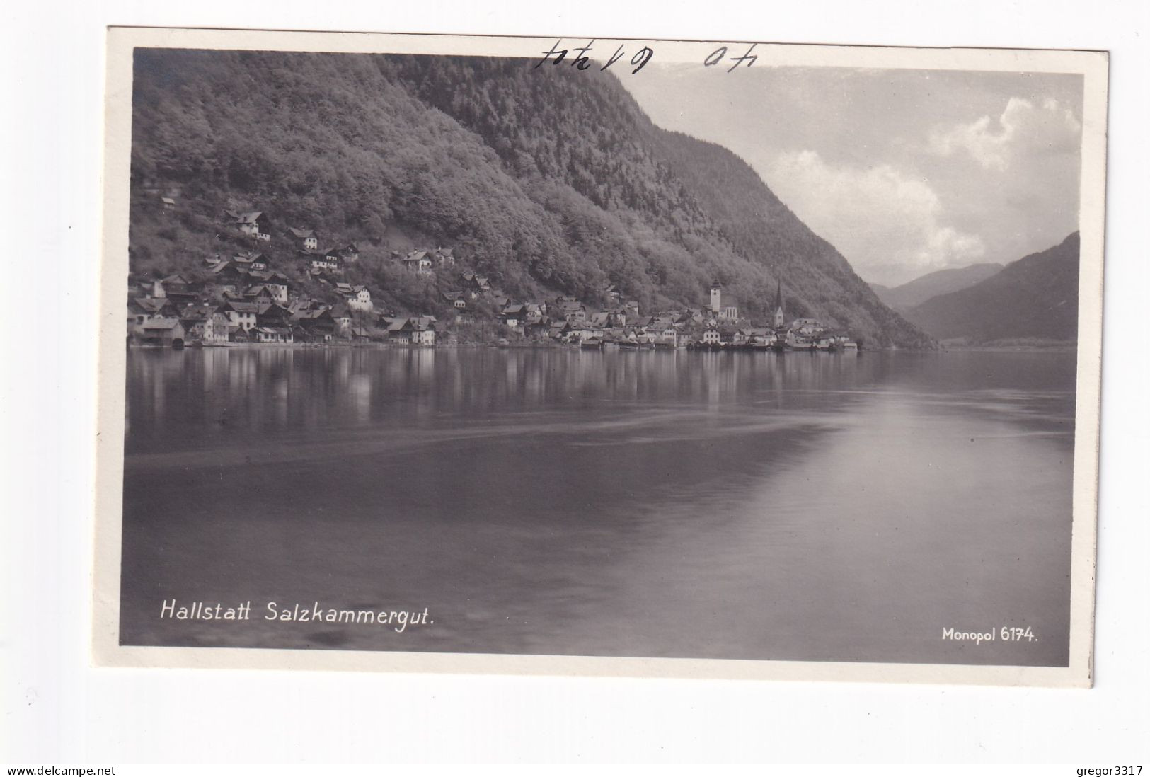 E5698) HALLSTATT - Salzkammergut - S/W FOTO AK - Monopol 6174 - Hallstatt