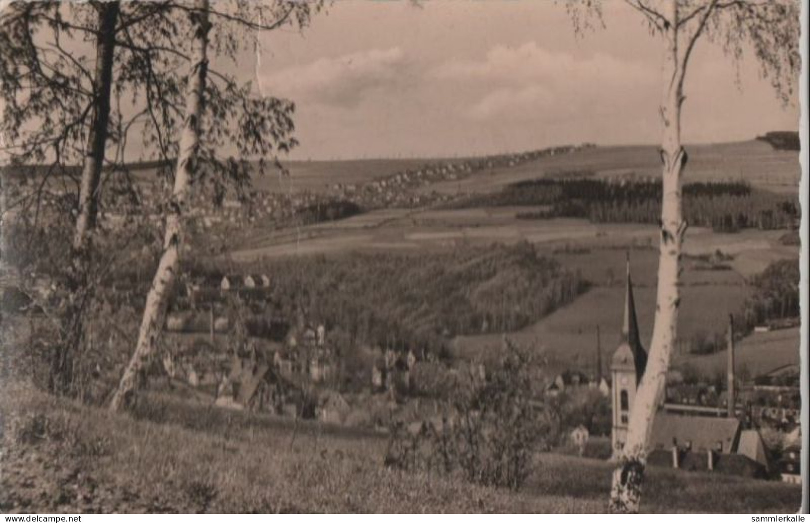 58696 - Schwarzenberg - Im Hintergrund Bernsbach - 1959 - Schwarzenberg (Erzgeb.)