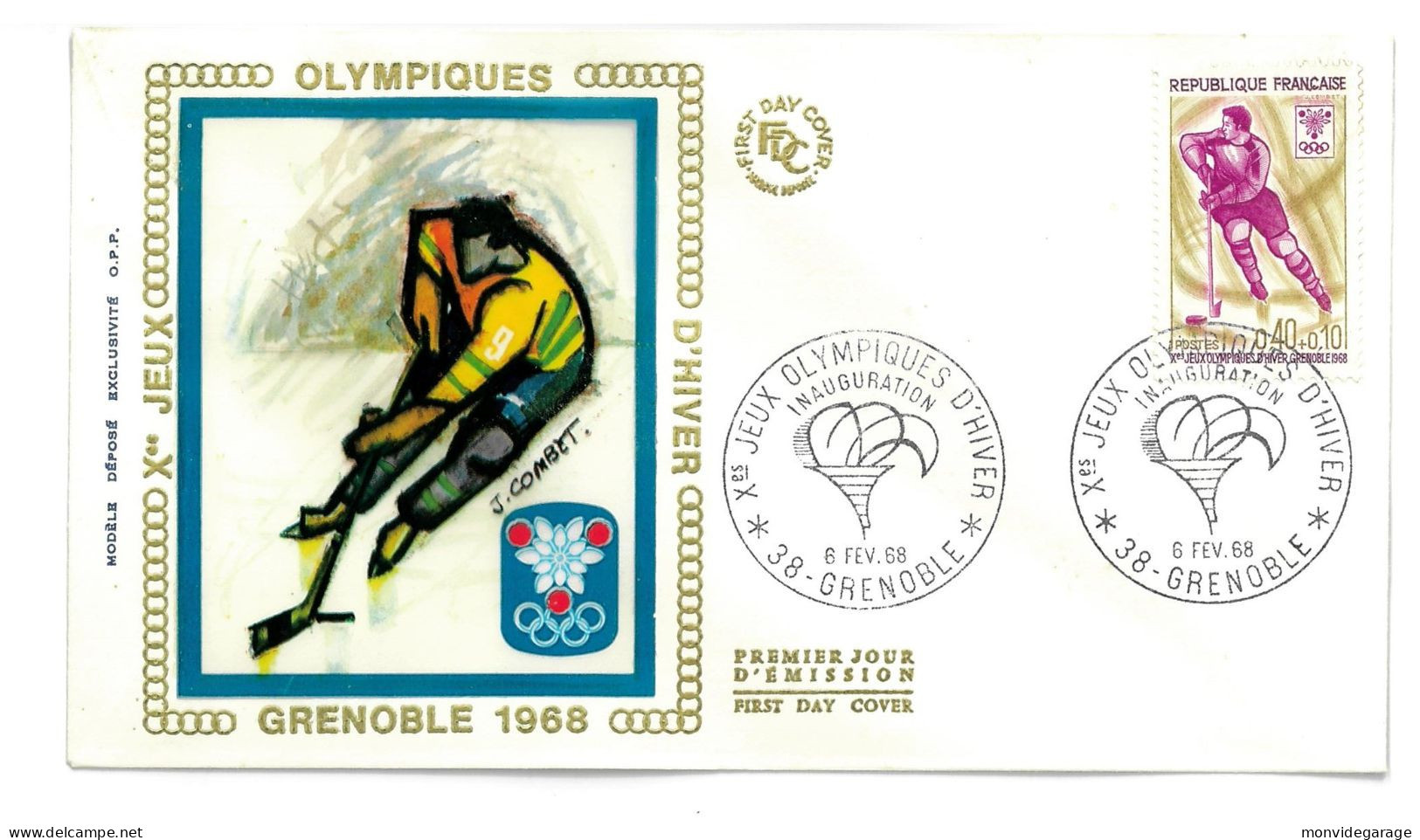 Xeme Jeux Olympiques D'hiver - Grenoble 1968 - Premier Jour - 06 02 1968 - Vrac 194 - Hiver 1968: Grenoble