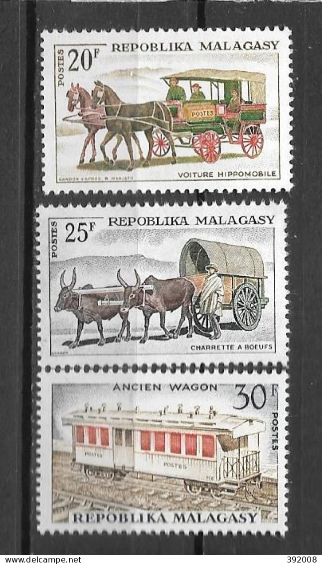 1965 - N° 414 à 416**MNH - Transport  - Madagascar (1960-...)