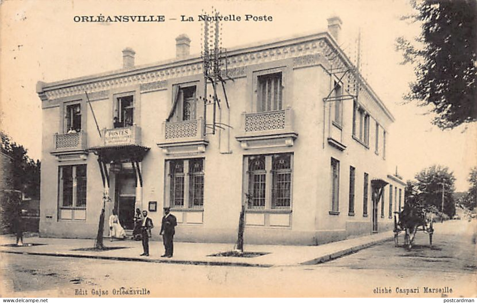 Algérie - CHLEF Orléansville - La Nouvelle Poste - Cliché Caspari - Ed. Gajac  - Chlef (Orléansville)