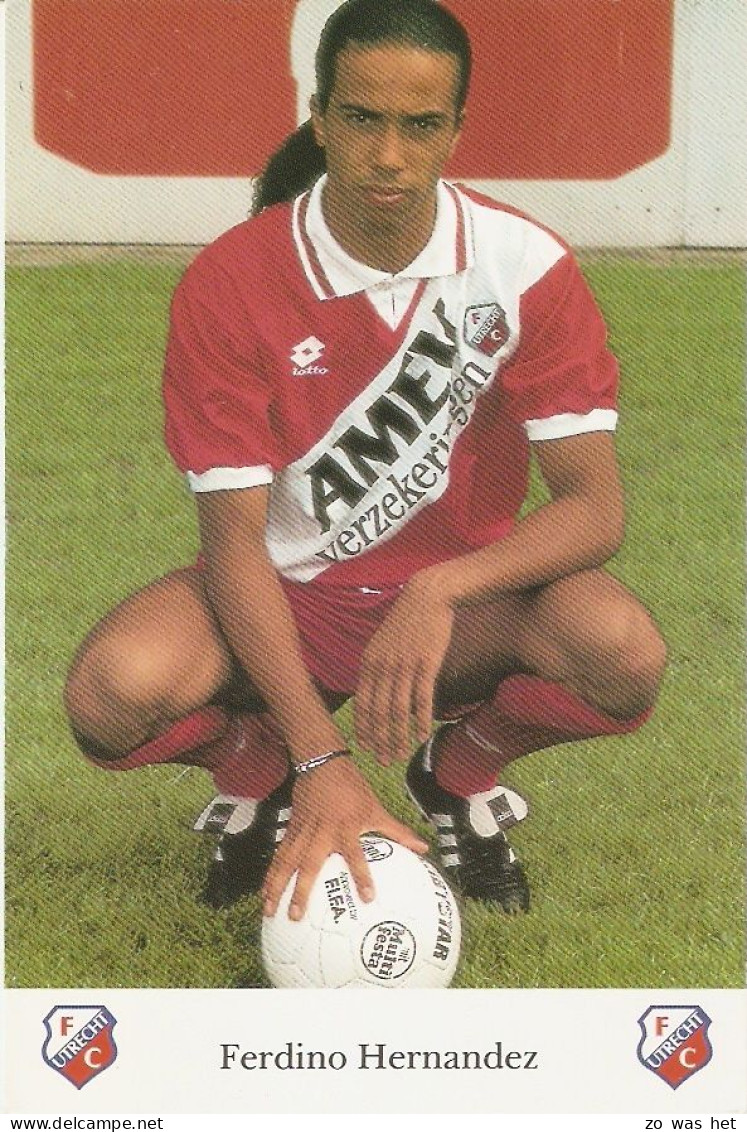 Ferdino Fernandez, FC Utrecht Seizoen '94-'95 - Trading Cards