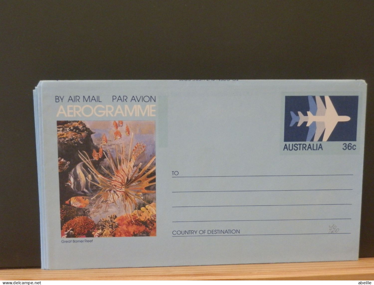 AERO/720  AEROGRAMME AUSTRALIA    XX - Postal Stationery