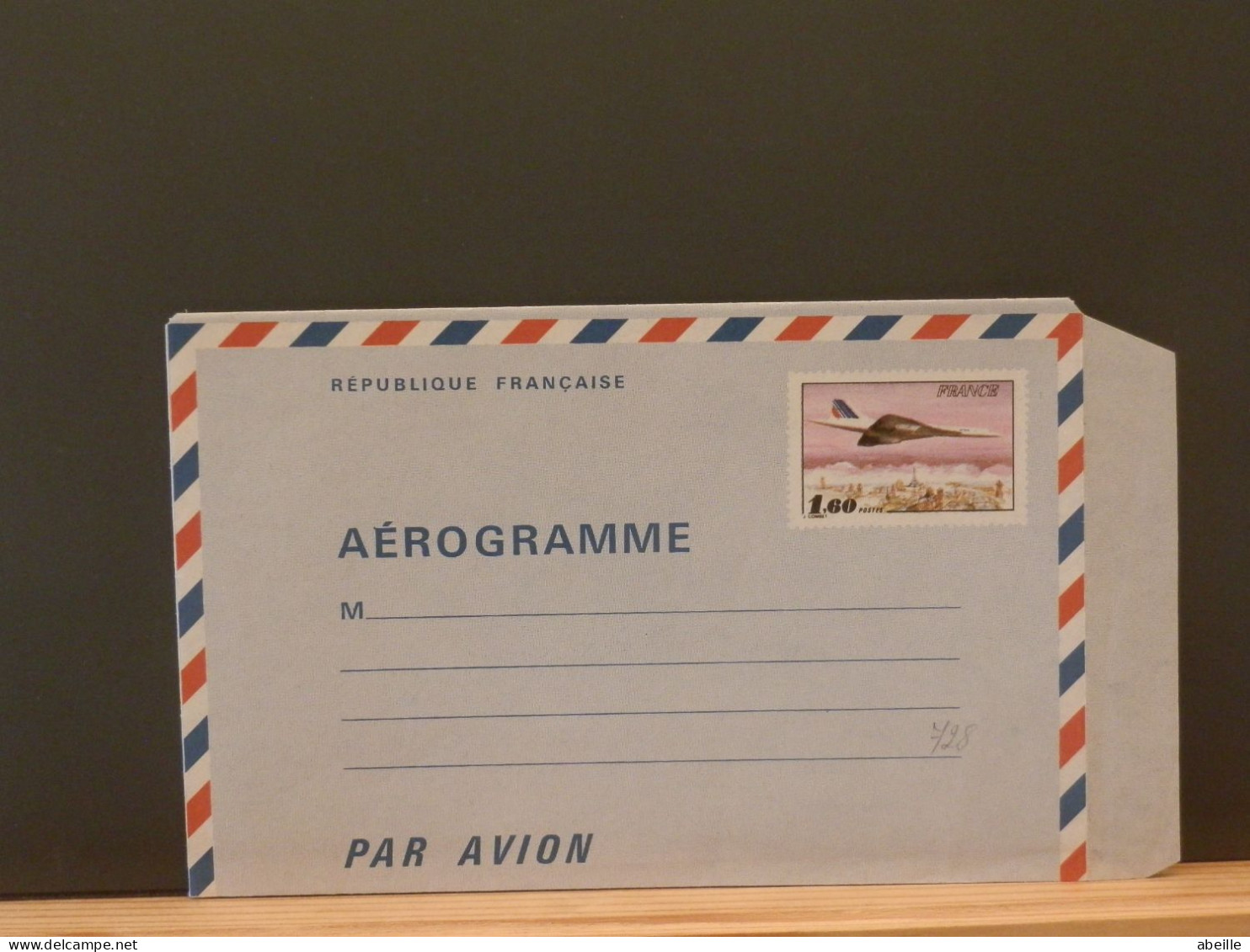 AERO/728 AEROGRAMME FRANCE    XX - Aerogramme