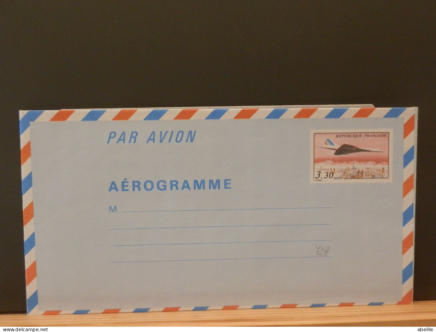 AERO/729 AEROGRAMME FRANCE    XX - Aerograms