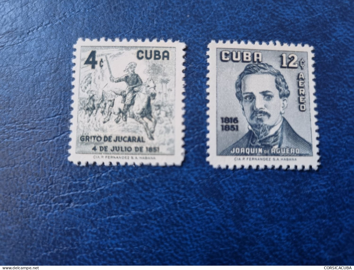 CUBA  NEUF  1957   JOAQUIN  DE  AGUERO  //  PARFAIT  ETAT  //  1er  CHOIX  // - Neufs