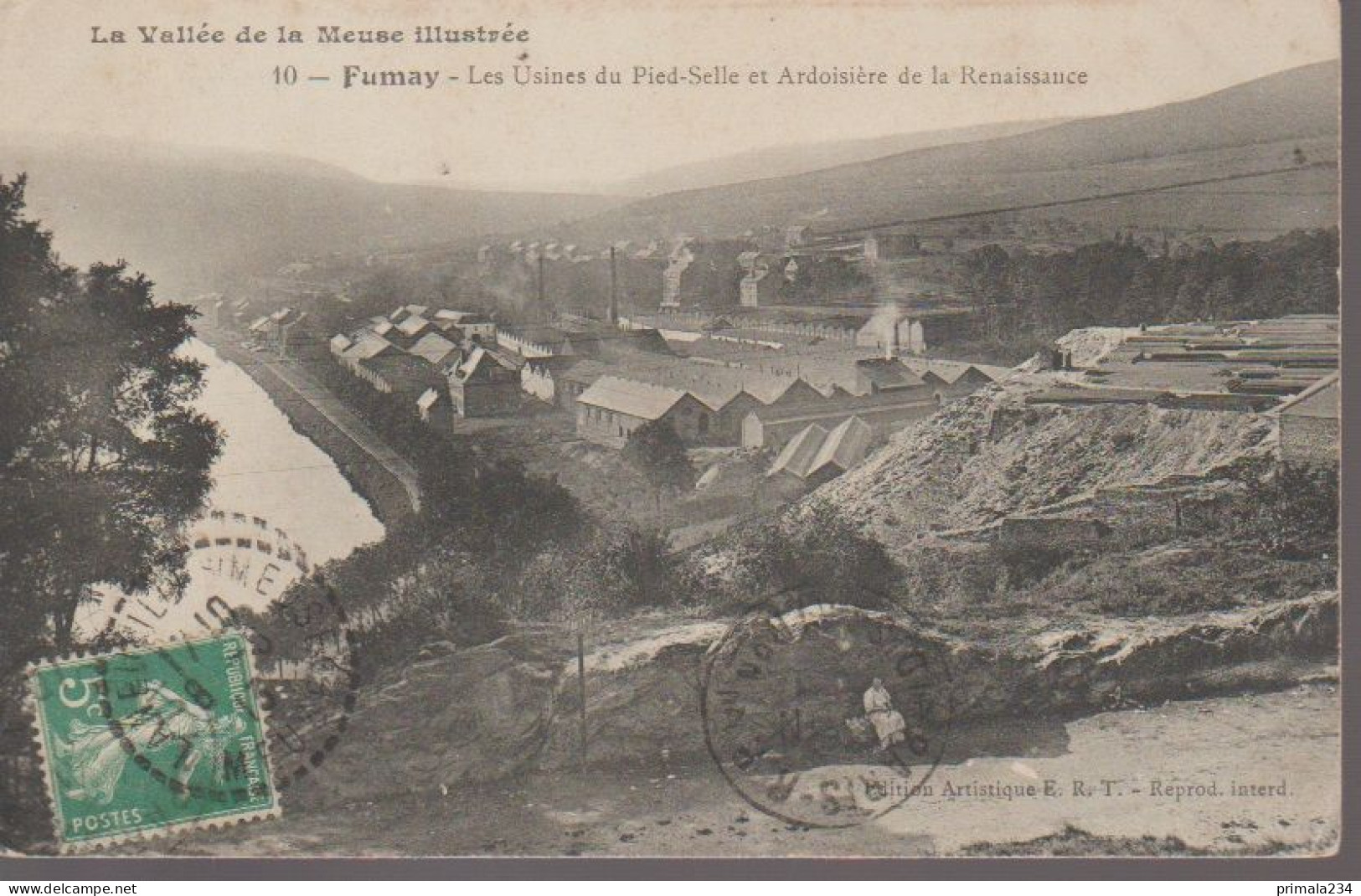08 - FUMAY - LES USINES DU PIED SELLE ET ARDOISIERES - Fumay