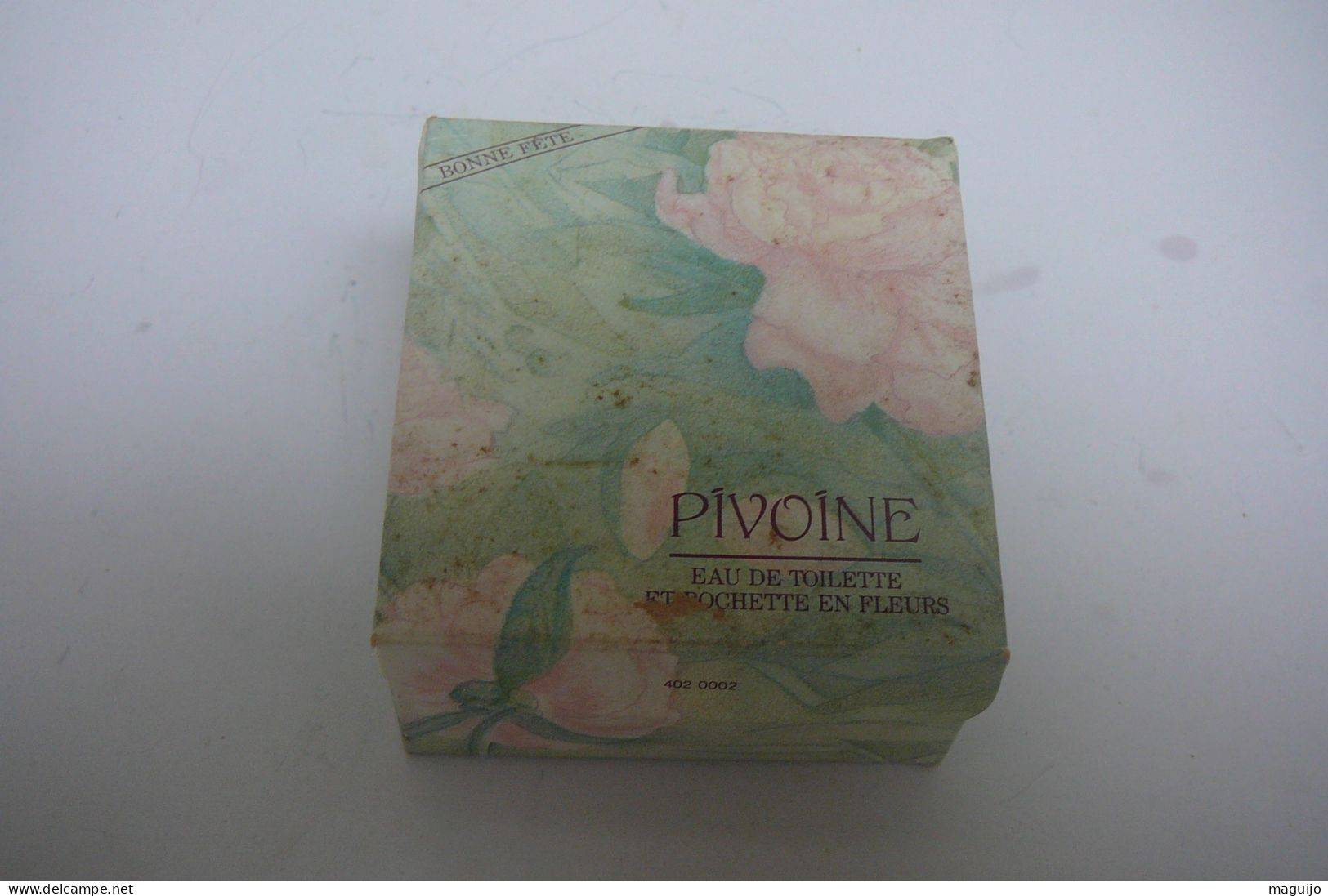 YVES ROCHER "PIVOINE" MENTION " BONNE FETE" MINI EDT 7,5 ML +POCHETTE EN FLEURS  LIRE ET VOIR ::!! - Miniatures Womens' Fragrances (in Box)