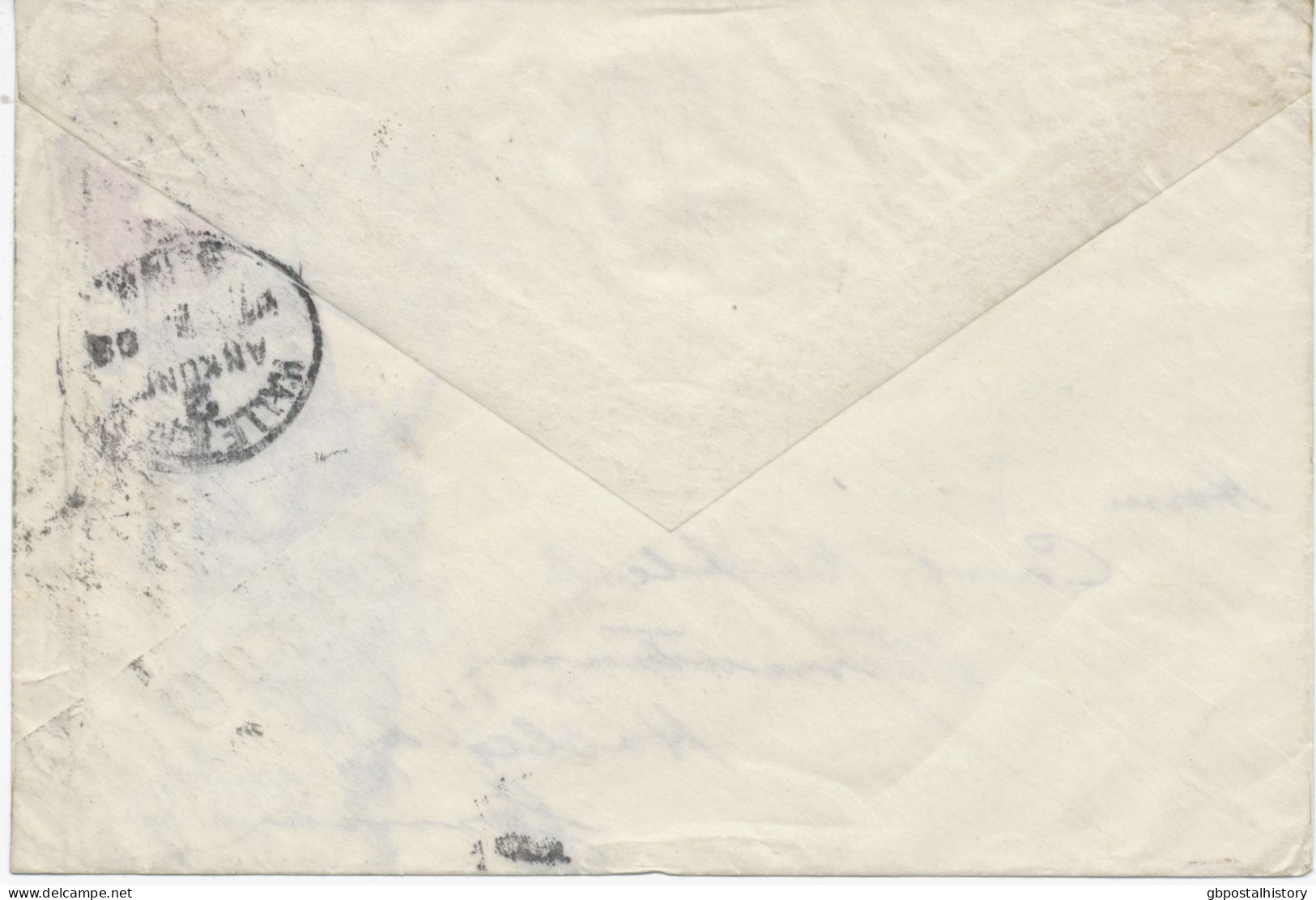 GB 1902 Very Fine QV 2d Lake Stamped To Order Postal Stationery Envelope (watermarked Paper, 98mmx146mm) Uprated W EVII - Briefe U. Dokumente