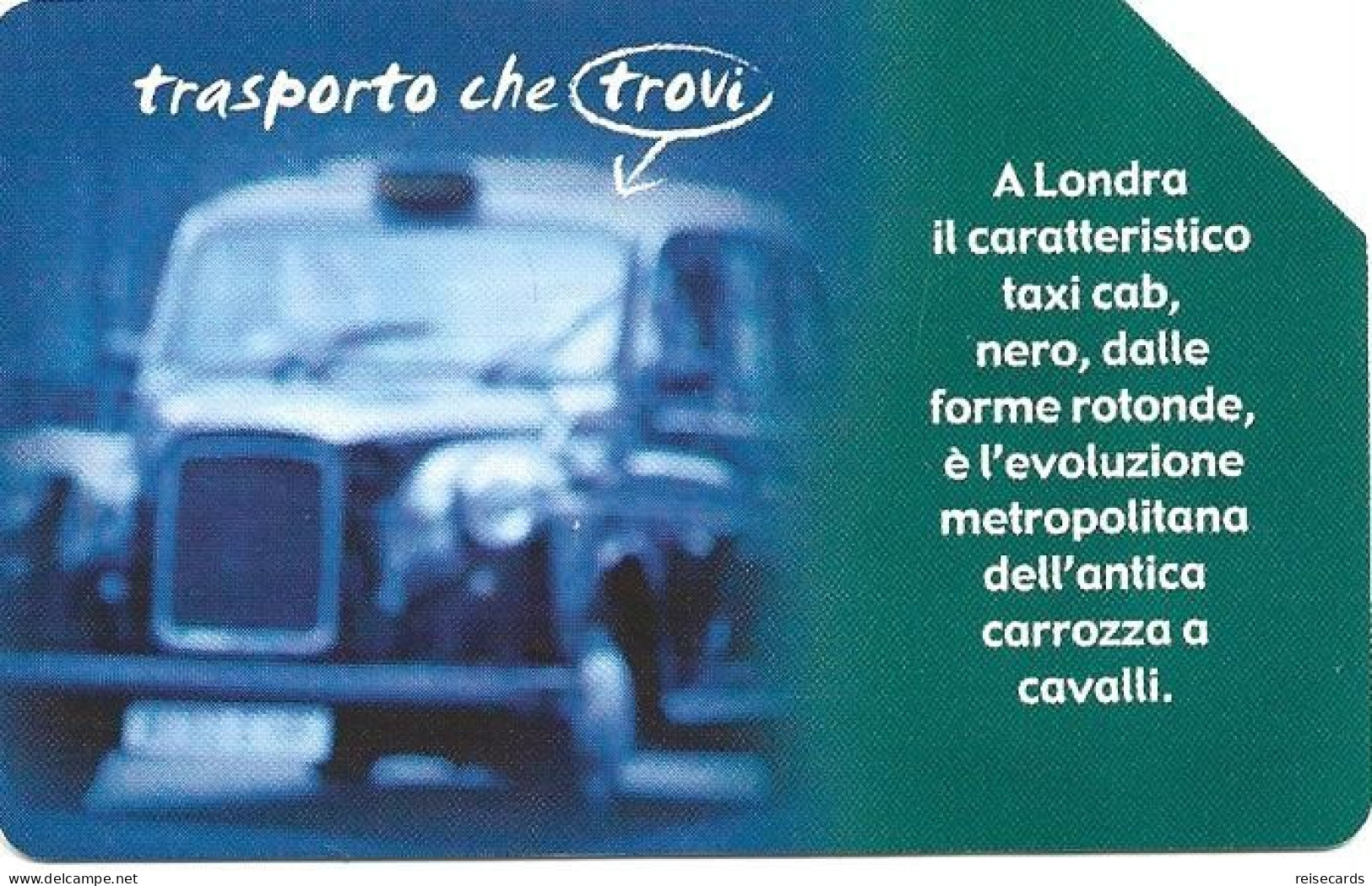 Italy: Telecom Italia - London Taxi Cab - Openbare Reclame