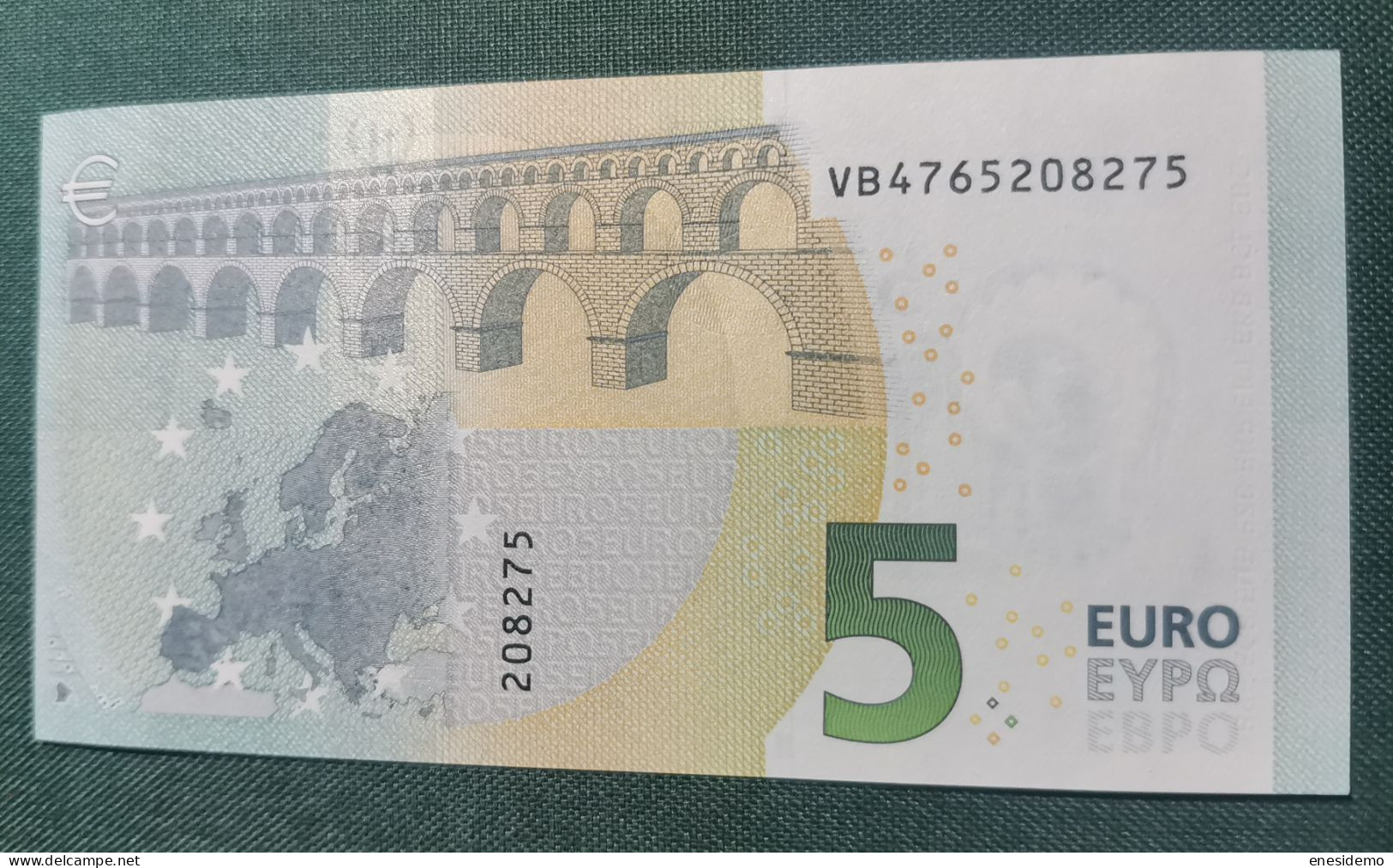 5 EURO SPAIN 2013 DRAGHI V010A1 VB FIRST POSITION SC FDS UNCIRCULATED  PERFECT