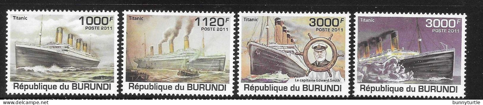 Burundi 2011 Titanic Ship Ships MNH - Ongebruikt