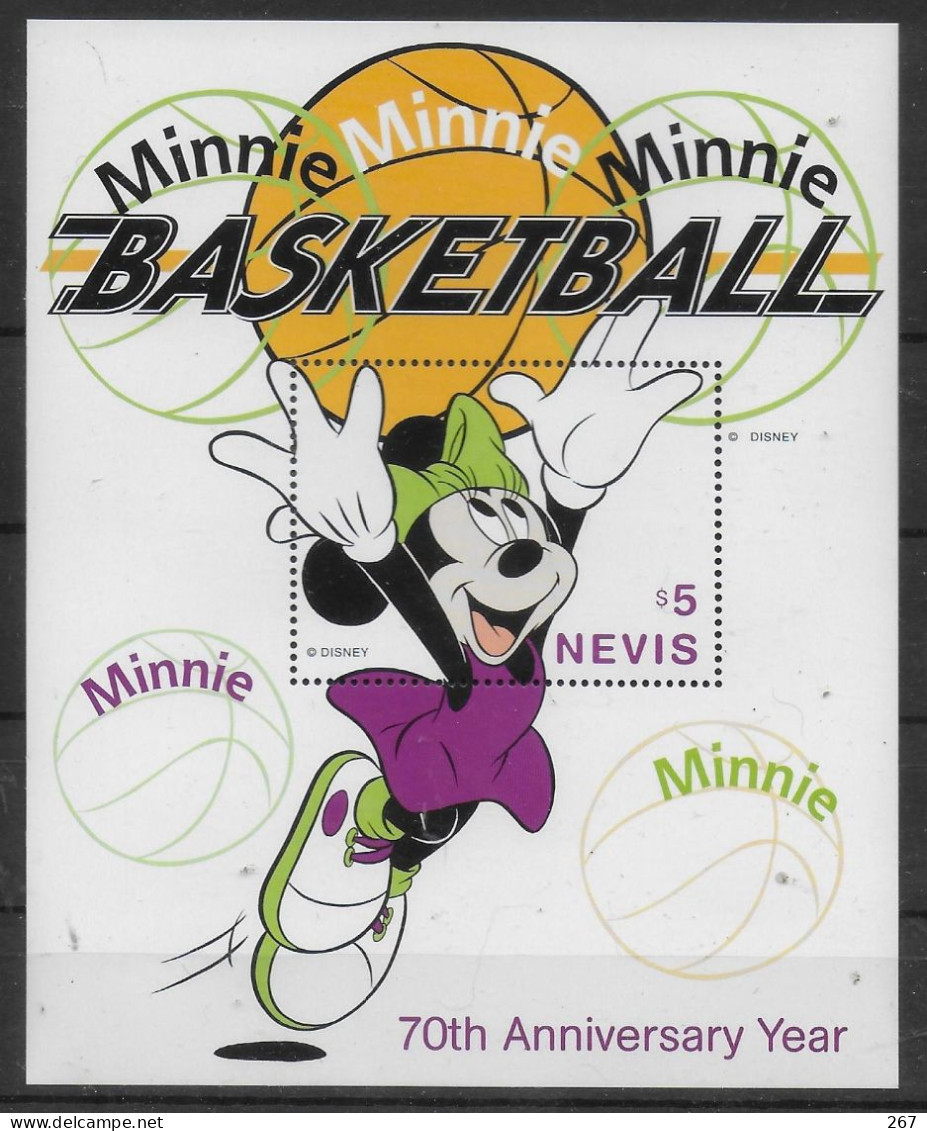 NEVIS  BF 154  * * Bd Walt Disney  Mickey Basket - Basket-ball