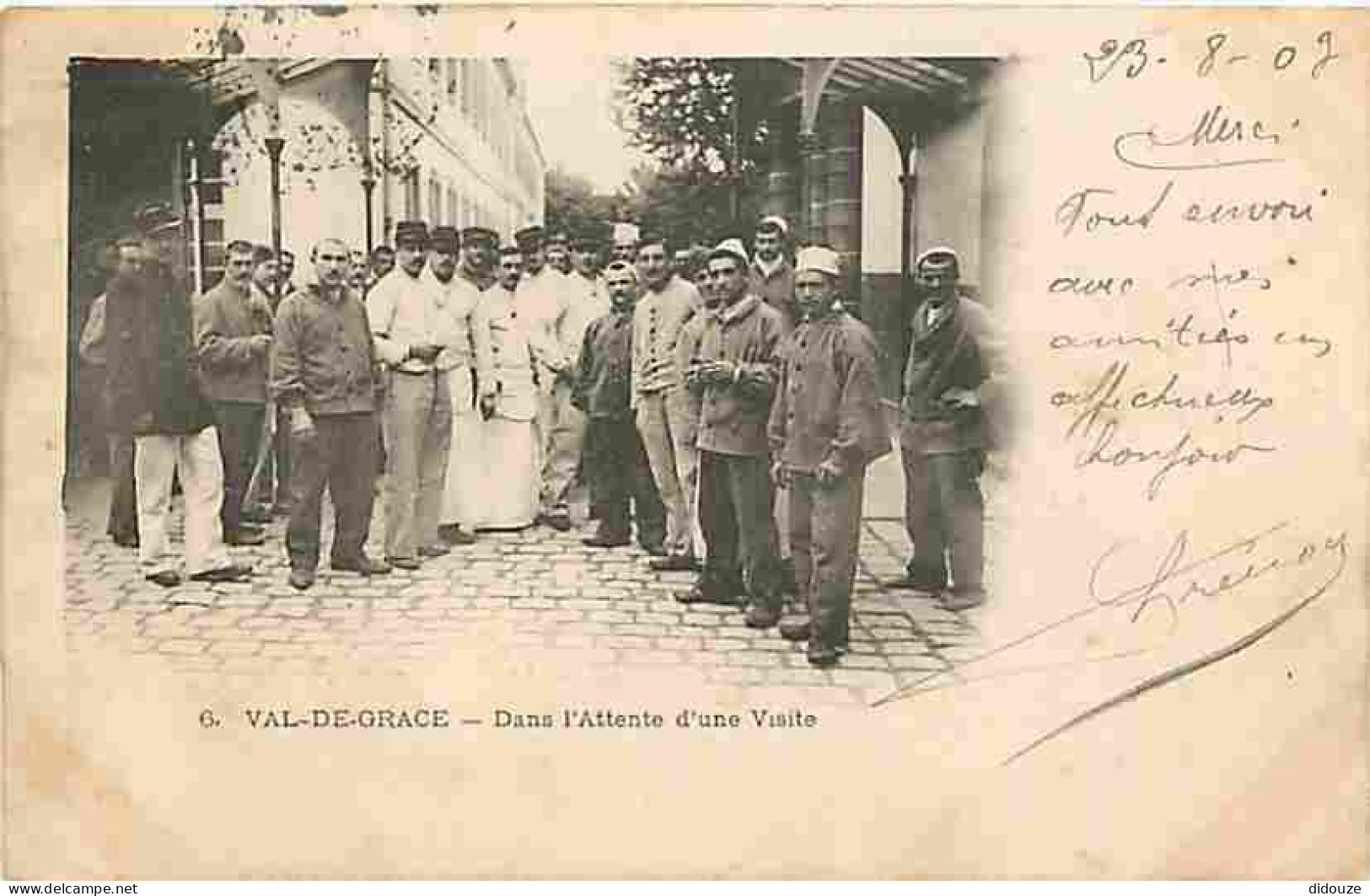 75 - Paris - Val De Grace - Dans L'attente D'une Visite - Animée - Précurseur - CPA - Voir Scans Recto-Verso - Salud, Hospitales