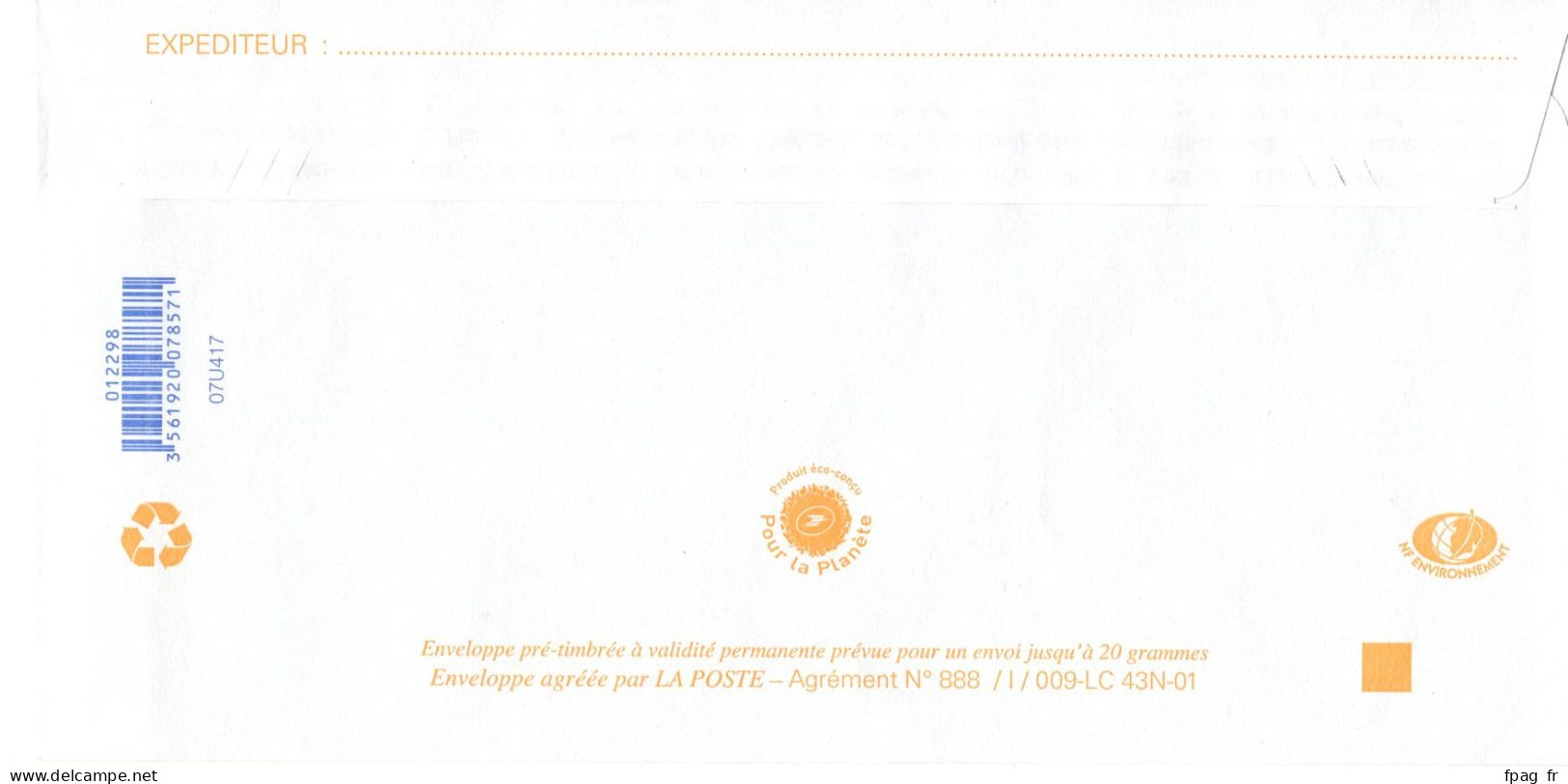 Saint-Gratien (95 - Val D'Oise) - Enveloppe Prêt à Poster, Lettre Prioritaire - Dessin De Pierre Neveu, Château Catinat - Saint Gratien