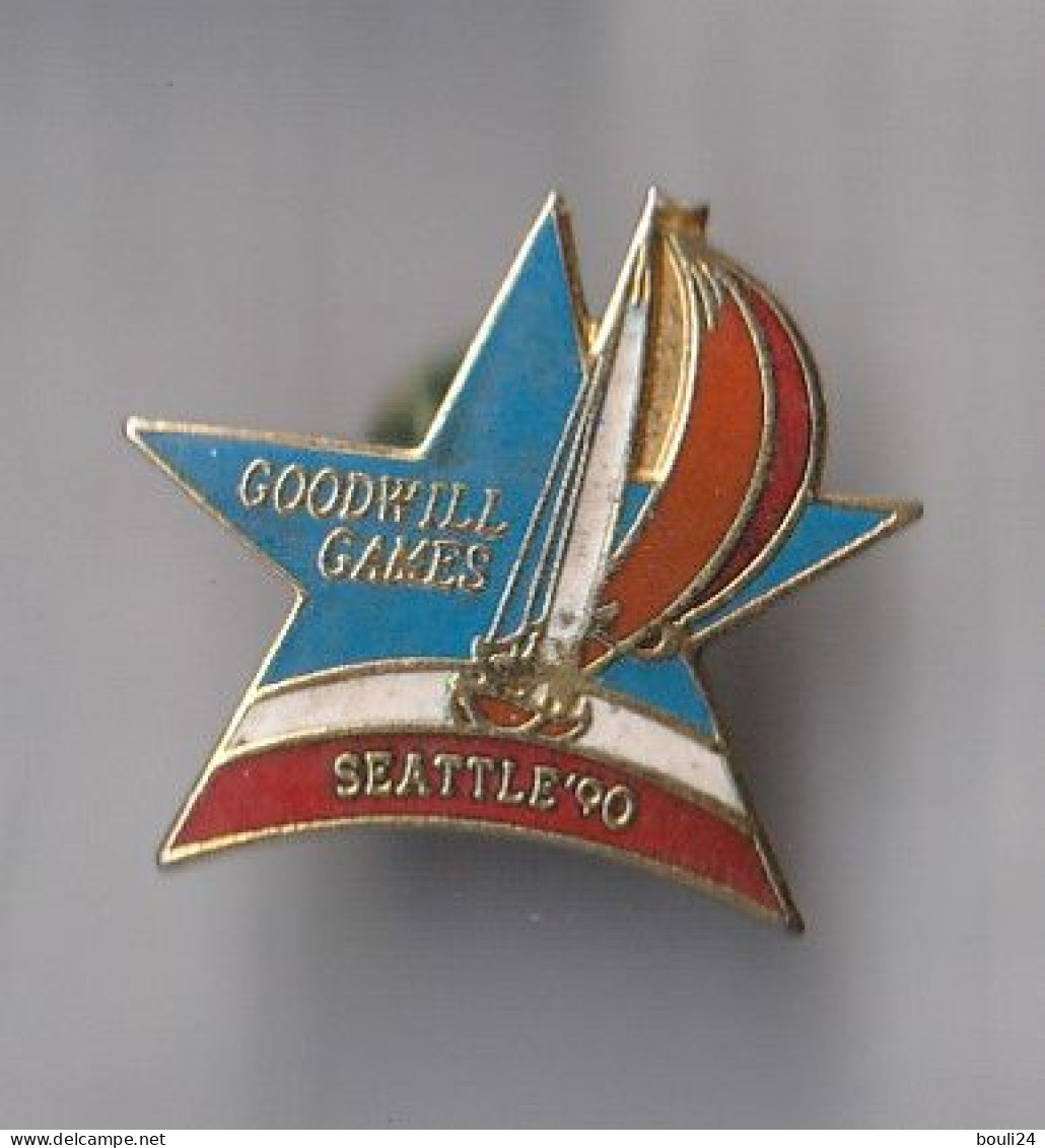 PIN'S   THEME  SPORT  VOILE  / GOODWILL GAMES SEATTLE '90 - Segeln