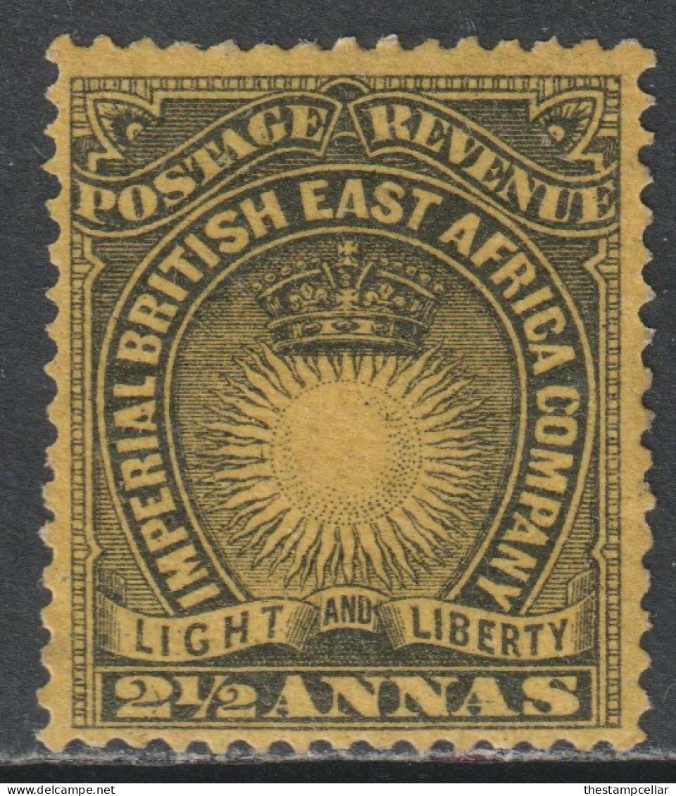 KUT East Africa Scott 17 - SG7c, 1890 Sun And Crown 2.1/2a MH* - Brits Oost-Afrika
