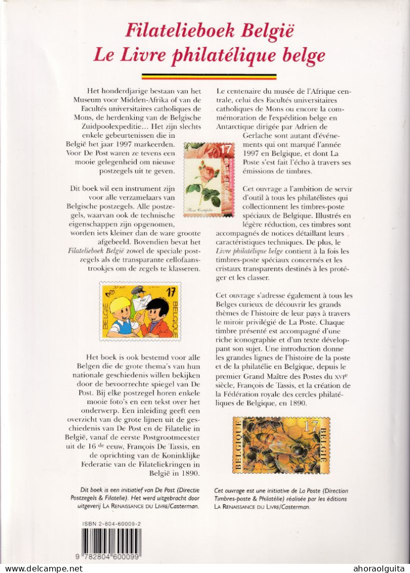 DDEE 923 -  Livre Philatélique De La Poste 1997 - Prix D' Emission Des Timbres 1400 FB ++ (++ 35 EUR) - Full Years
