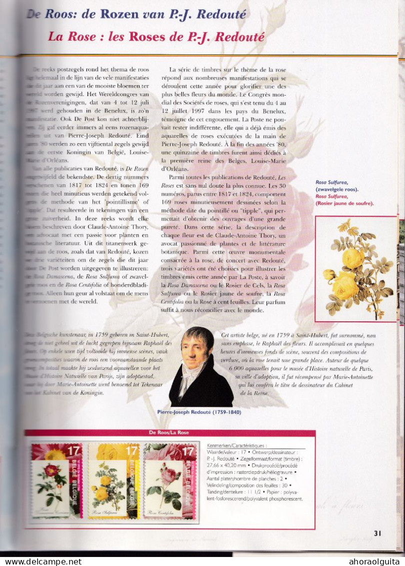 DDEE 923 -  Livre Philatélique De La Poste 1997 - Prix D' Emission Des Timbres 1400 FB ++ (++ 35 EUR) - Années Complètes