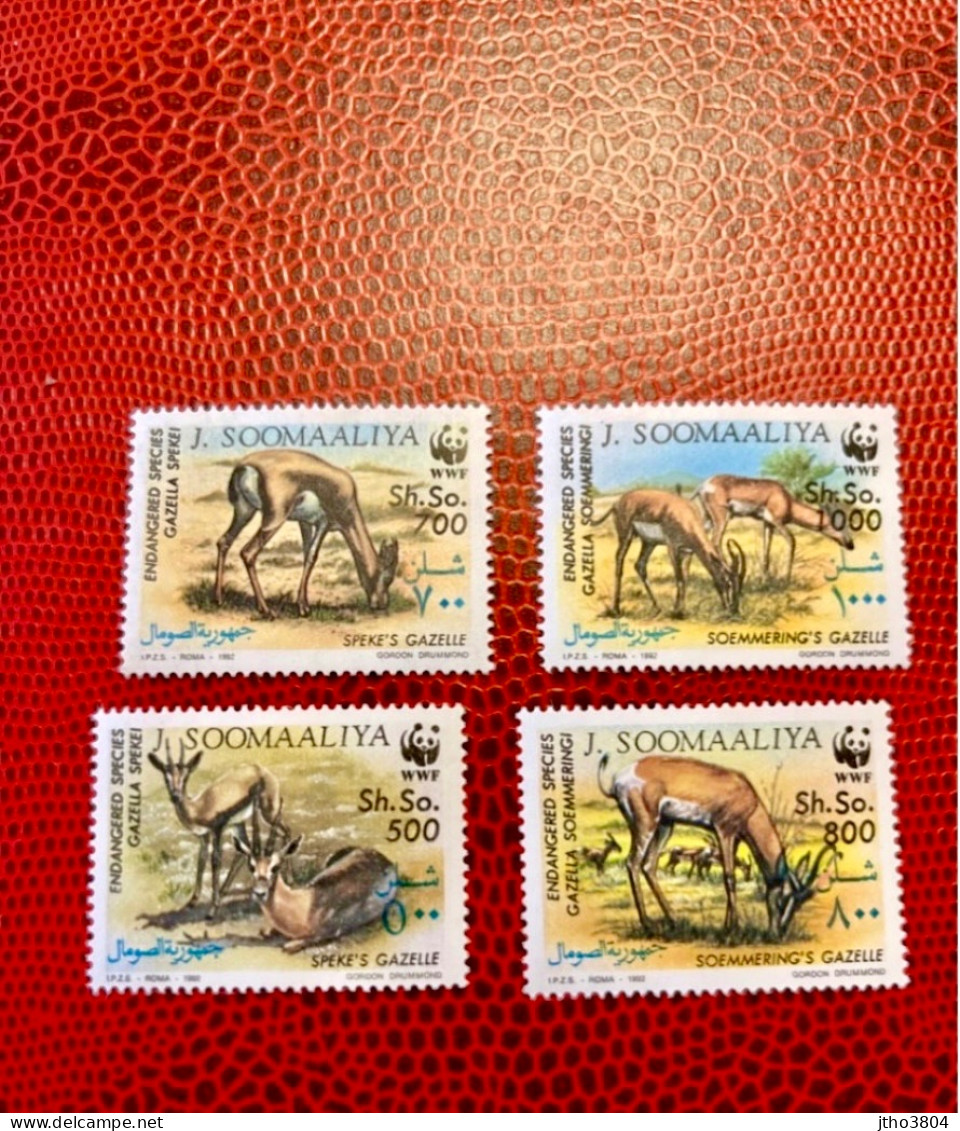 Somalie 1992 WWF 4v Neuf MNH ** Mi 436 439 YT Mamíferos Mammals Säugetiere Mammiferi Mammifère Somalia - Selvaggina